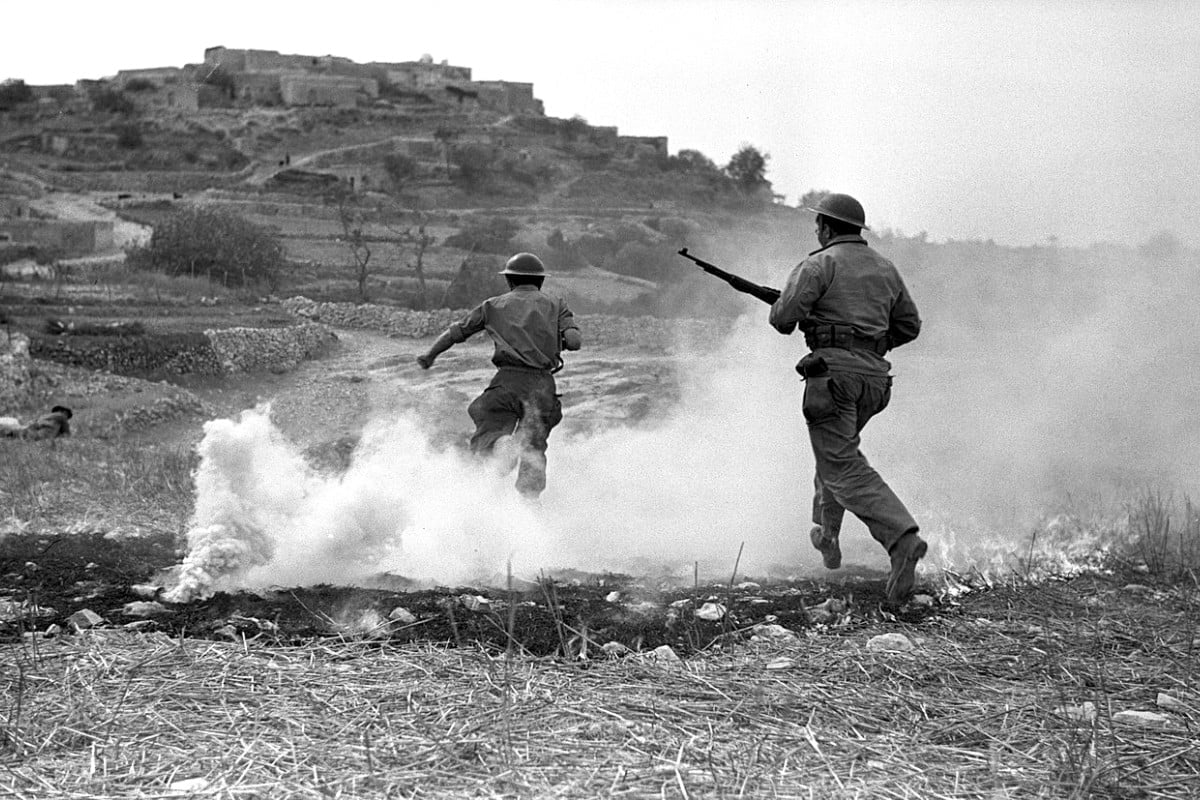 Israeli soldiers attack Sasa during Operation Hiram October 1948 Image Government Press Office Israel