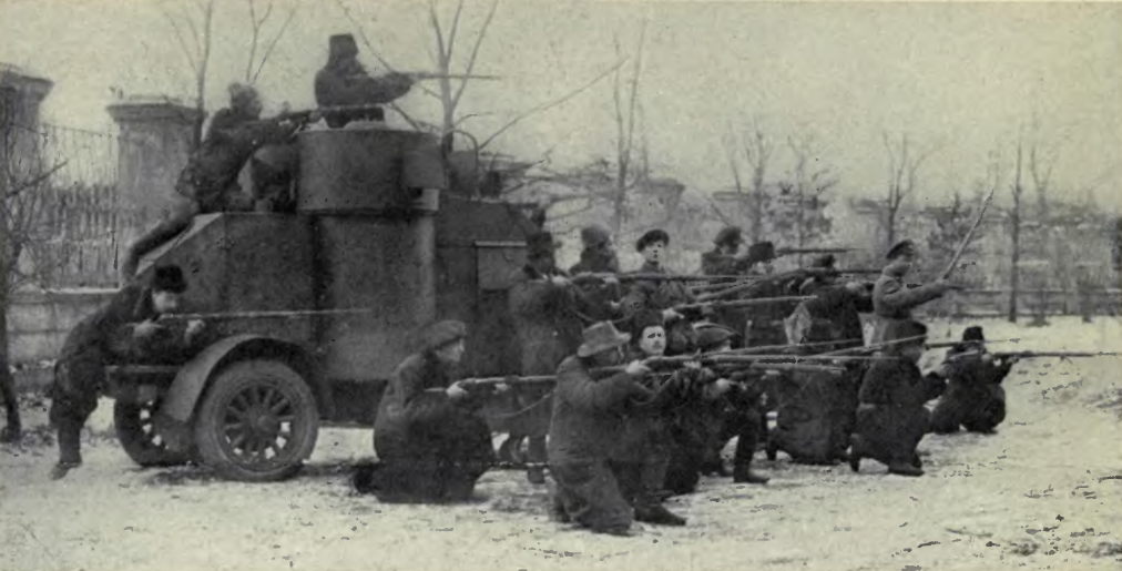 Red Guard detachment during the Civil War Image Wikimedia fair use