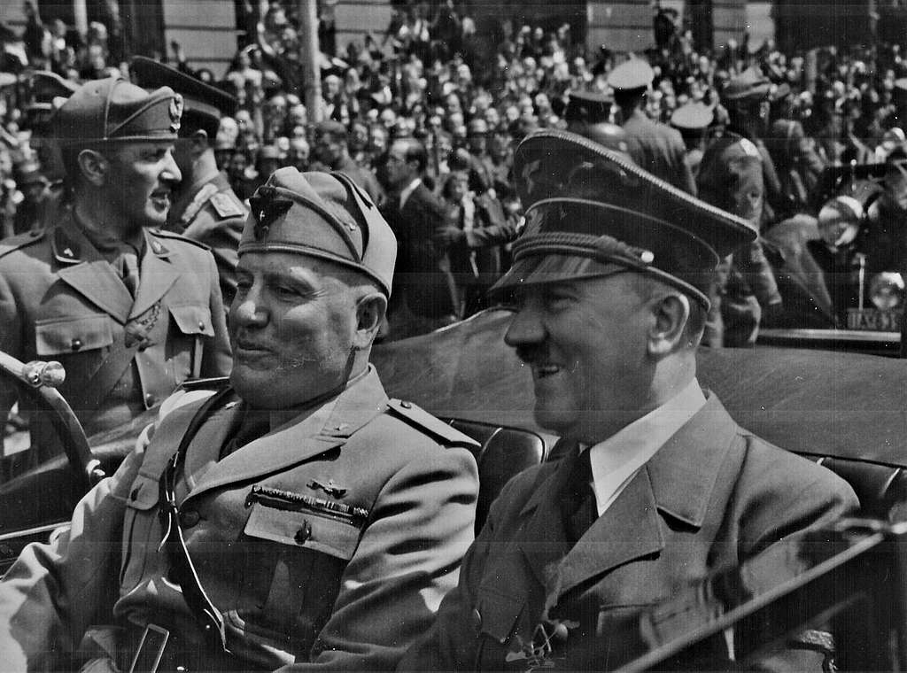 hitler and mussolini Image Public Domain