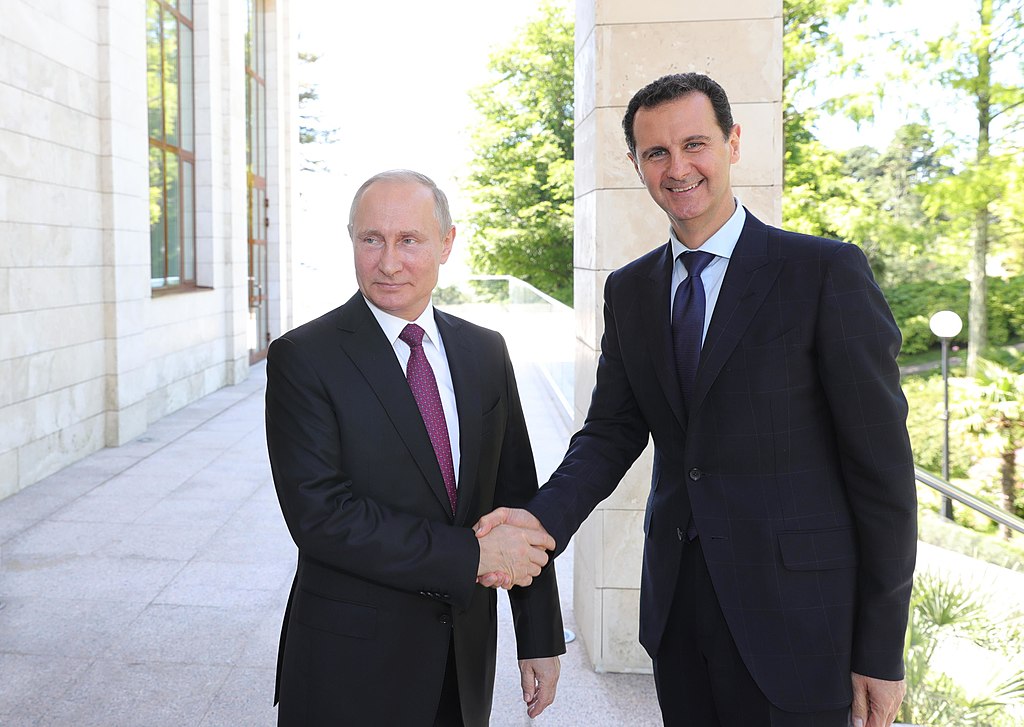 putin assad Image Kremlin.ru Wikimedia Commons